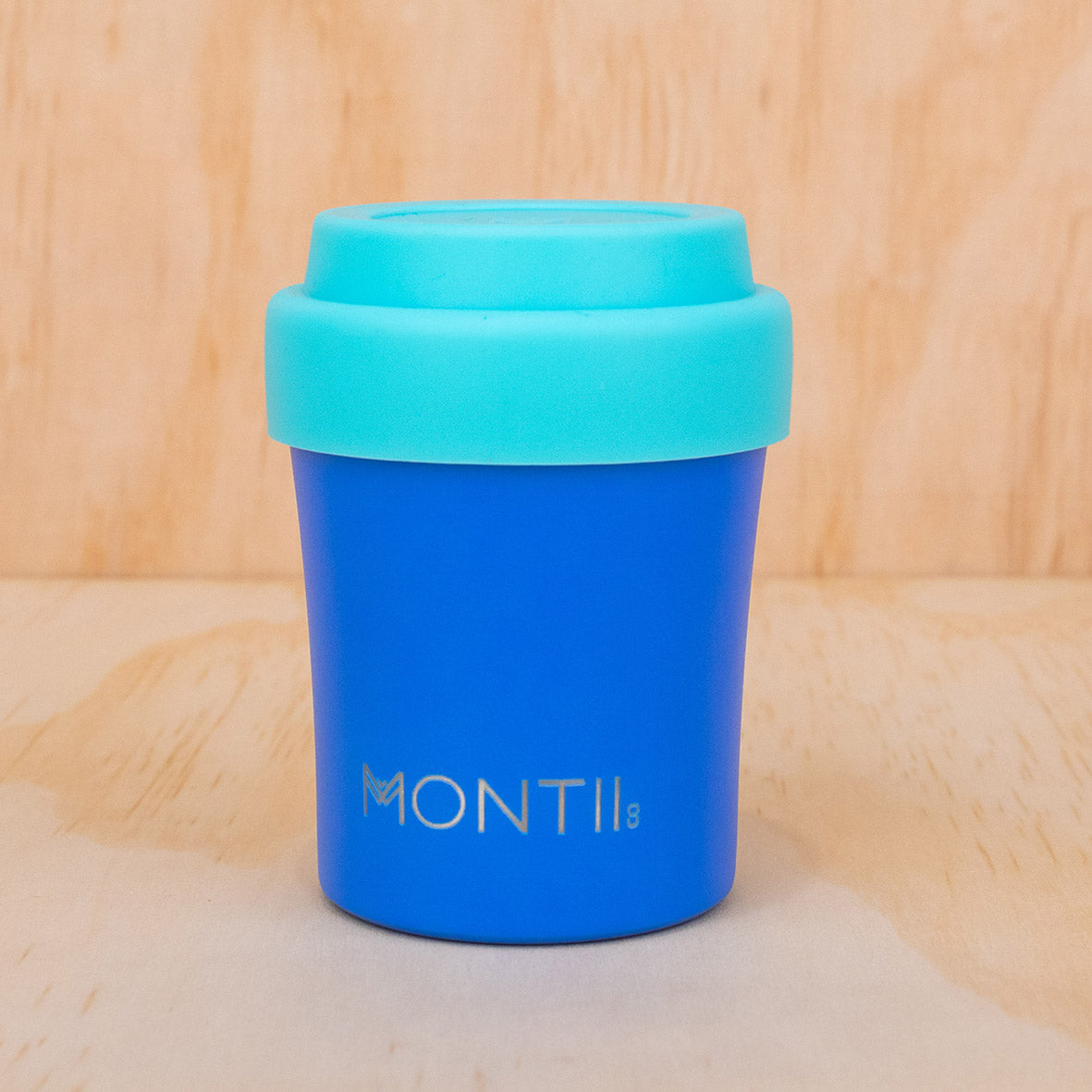 MontiiCo Mini Smoothie Cup, Blueberry Blue